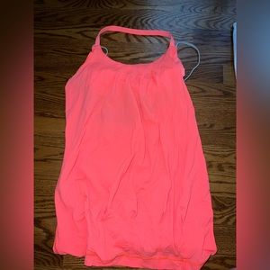 Coral lululemon tank top